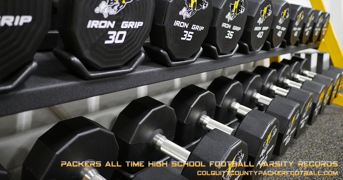 Packer Football History All Time Packer Varsity Football Records