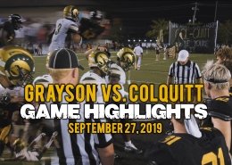 grayson vs colquitt 2019 highlights